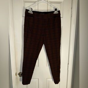 Women’s Pull on Brown Plaid Pants - Maurice’s